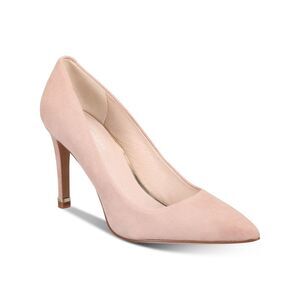 KENNETH COLE Womens Beige Riley 85 Toe Stiletto Slip On Leather Pumps 7 M